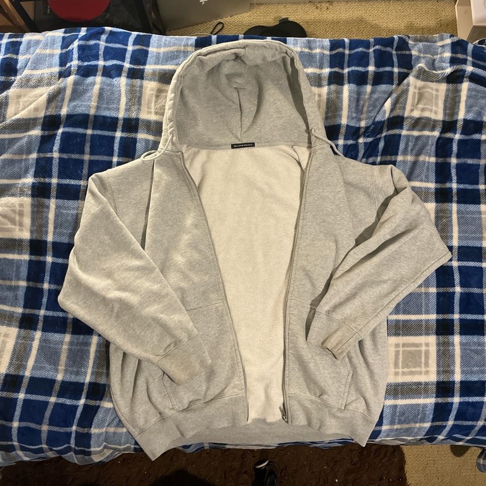 Grey brandy Melville oversized Christy hoodie